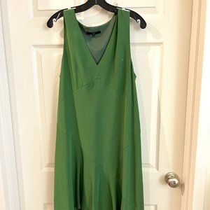 Tibi Green Silk Dress